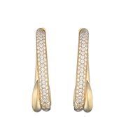 Boucles d'oreilles Buonocore Femme Loop in Or jaune Diamante 1.31 Ct 1348O01DY - 1348O01DY